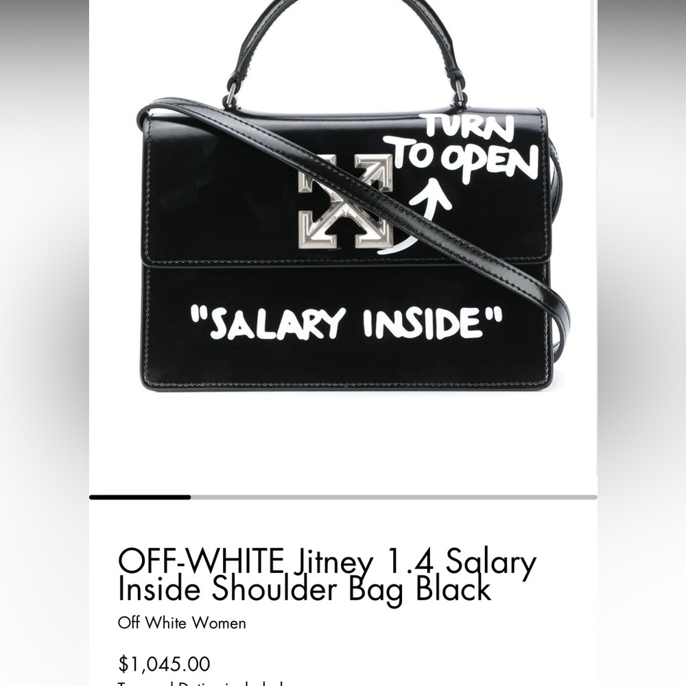 OFF-WHITE ‘Turn to Open’ Jitney 1.4 bag